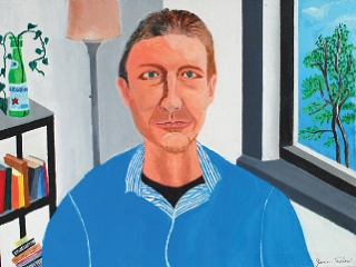 Jane Tarlow, Portrait of Gary, 2010, acrylic on canvas