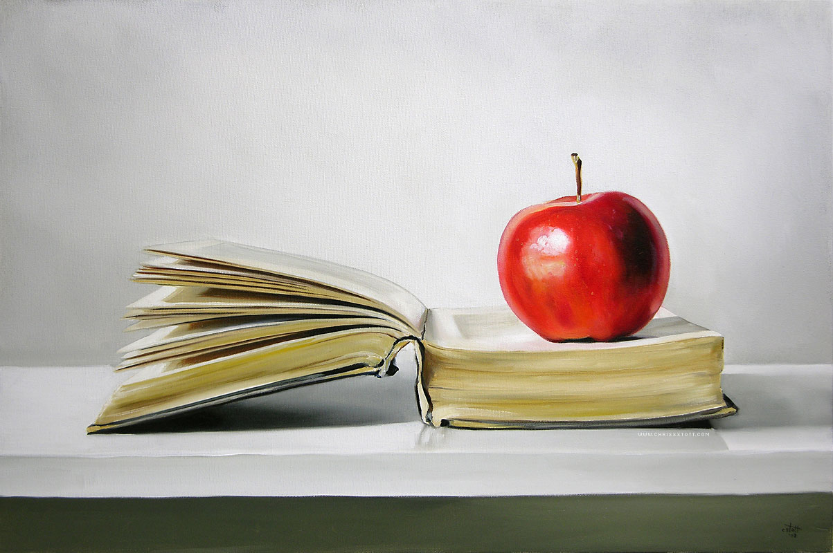 Teacher's Apple on Book