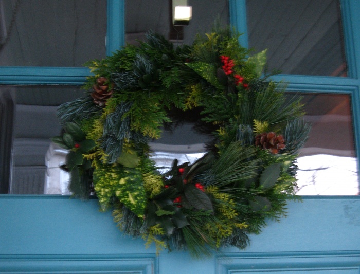 Wreath Hanging on Door