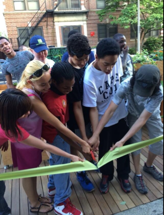 Parklet Ribbon Cutting