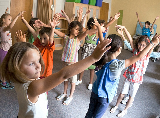 Children Dance in School