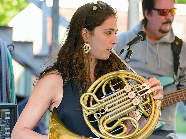 Allie D'Amico Playing French Horn